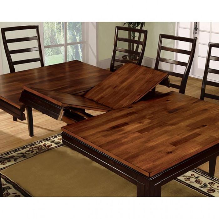 

    
Transitional Acacia/Espresso Solid Wood Dining Table Furniture of America San Isabel CM3151T

