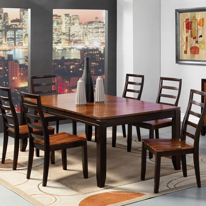 

    
Transitional Acacia/Espresso Solid Wood Dining Table Furniture of America San Isabel CM3151T

