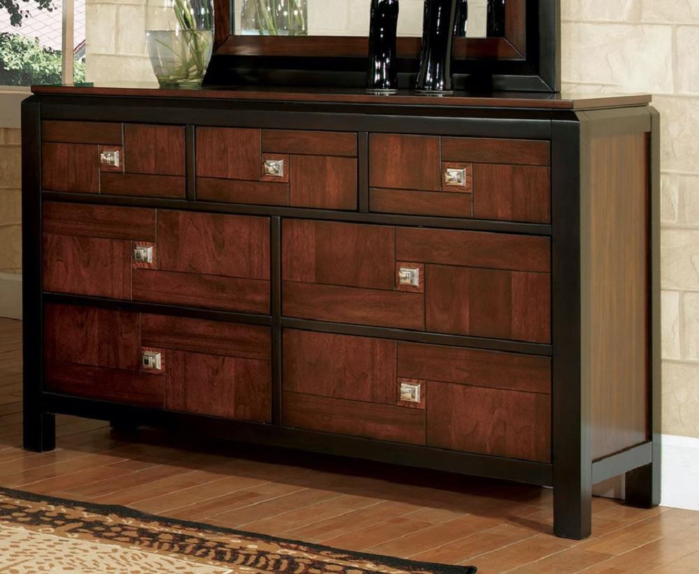 

    
Transitional Acacia & Walnut Solid Wood Dresser Furniture of America CM7152D Patra
