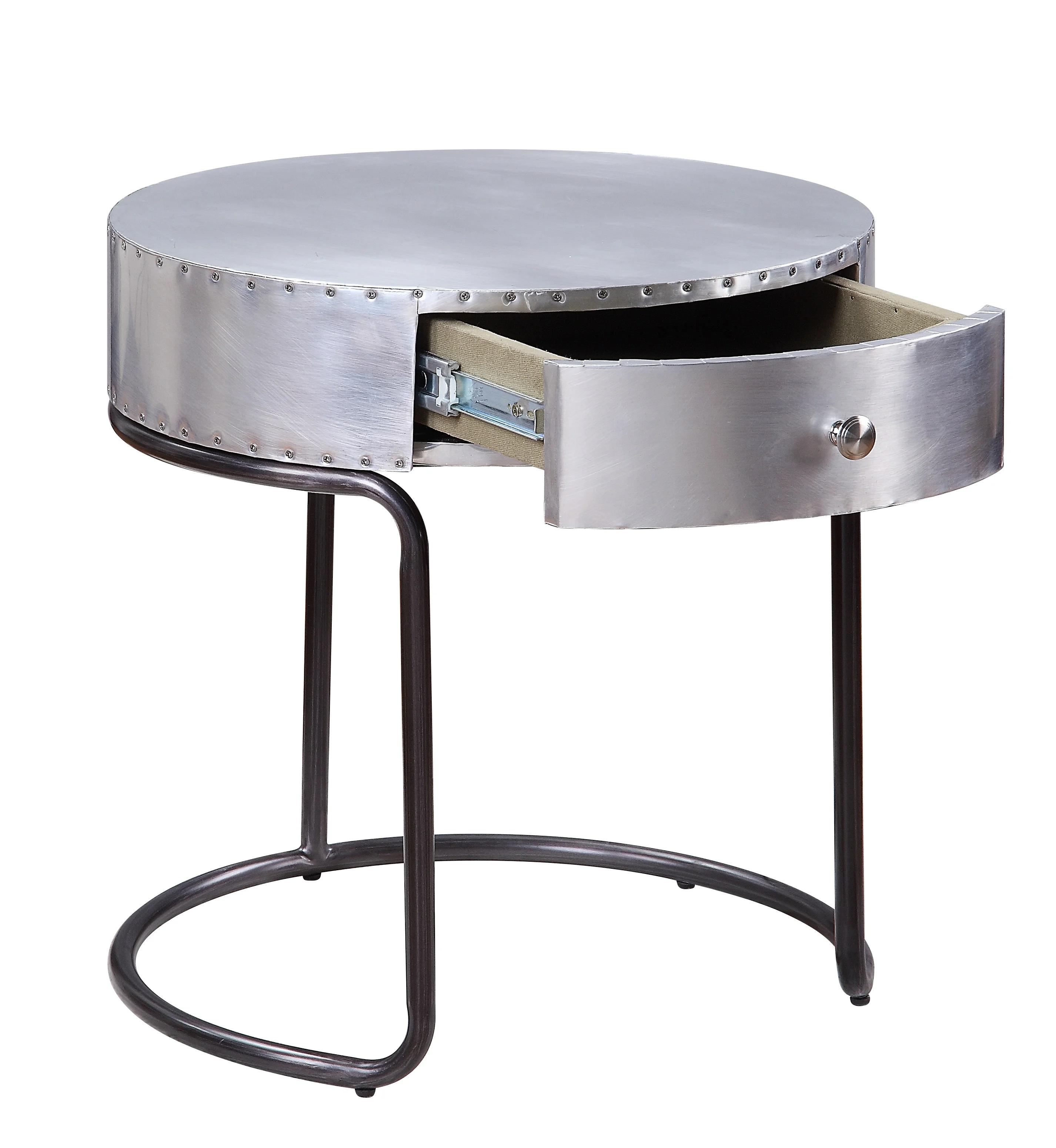 

    
Acme Furniture Brancaster End Table Silver 84882

