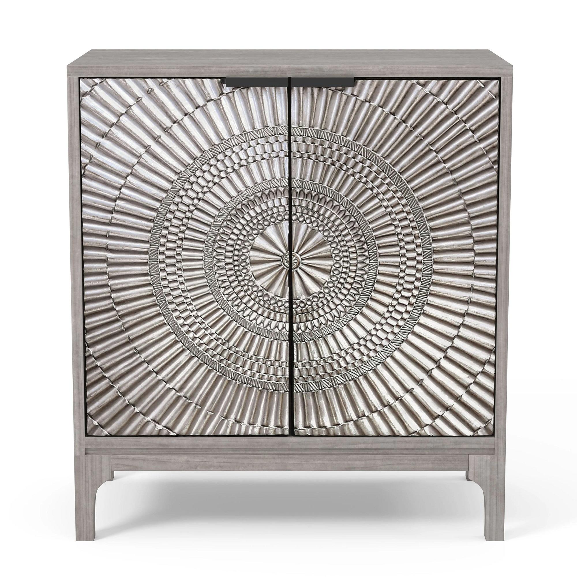 

    
Transitional Antique Gray Solid Wood Nightstand Furniture of America CM7521N Kamalah
