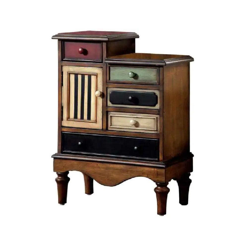 

    
Transitional Antique Walnut Solid Wood Accent Chest Furniture of America CM-AC145 Neche
