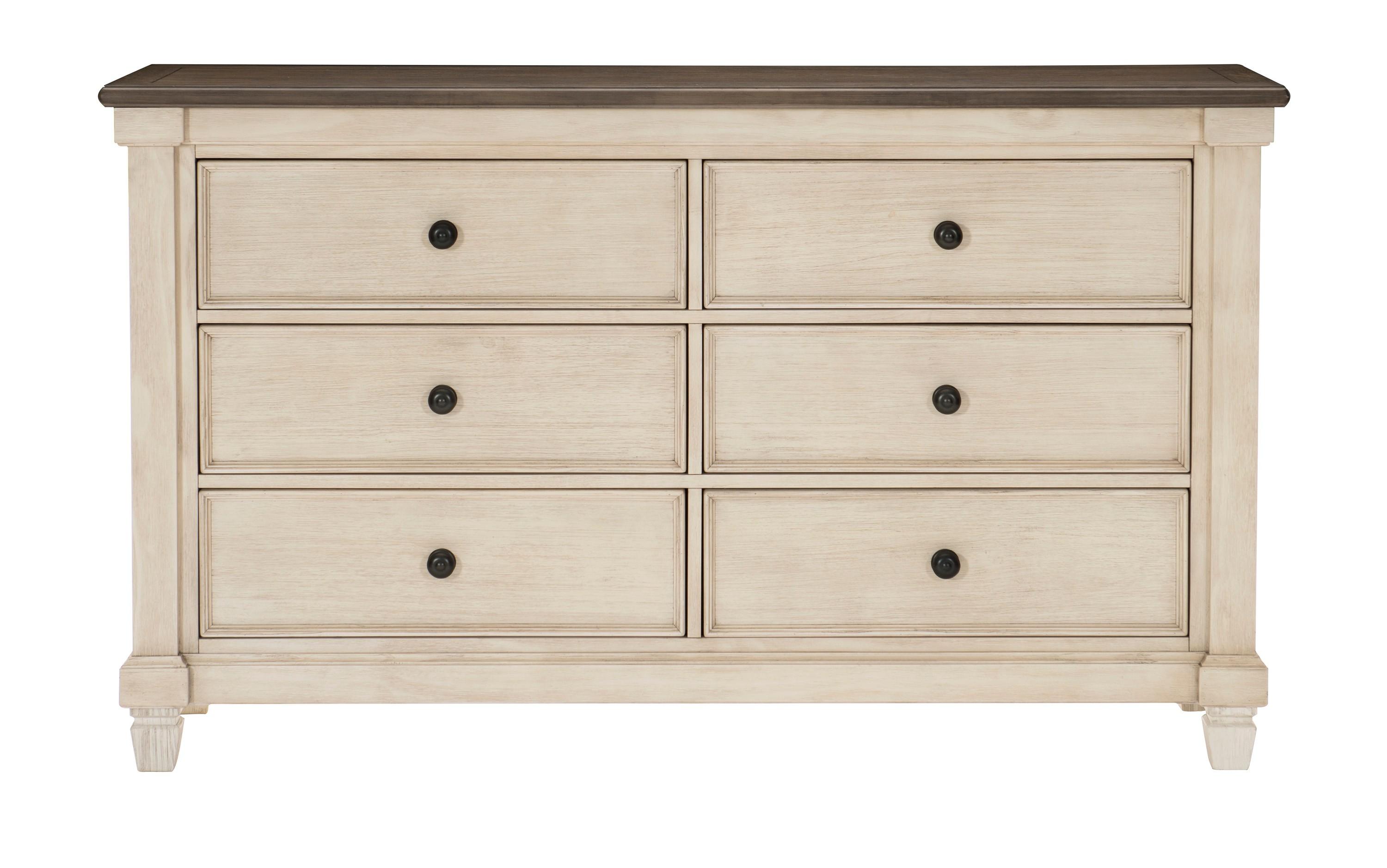 

                    
Homelegance 1626-5*6-2PC Weaver Dresser w/Mirror Antique White/Brown  Purchase 
