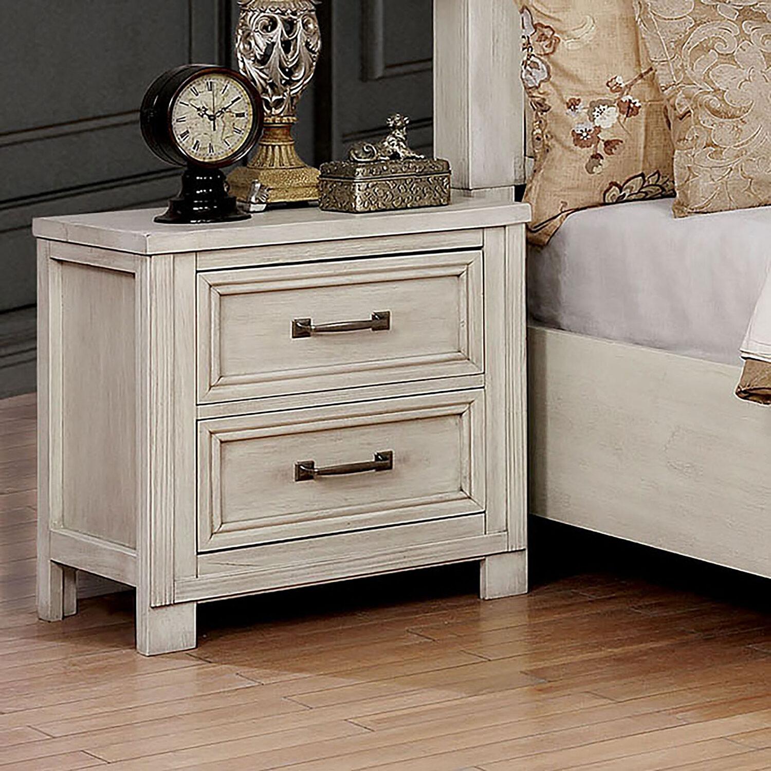 

                    
Furniture of America CM7365WH-N Tywyn Nightstand Antique White  Purchase 
