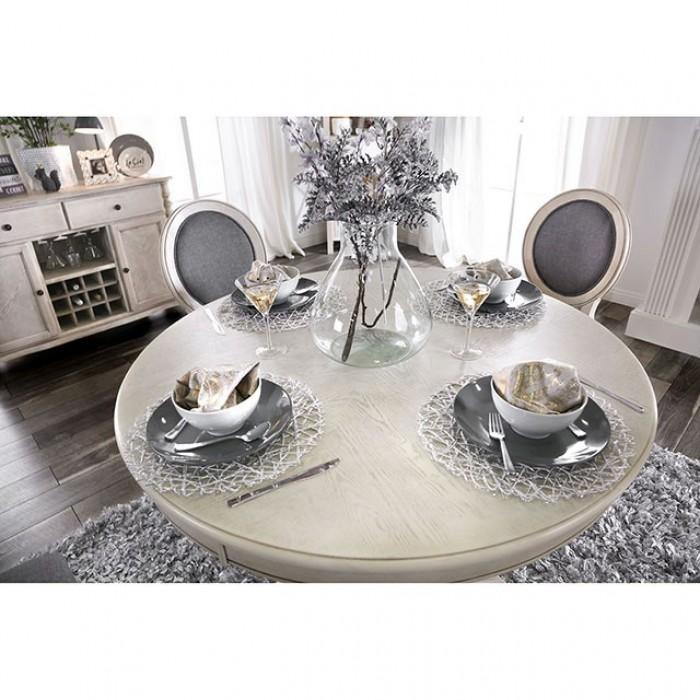 

    
Furniture of America CM3872WH-RT Kathryn Dining Table Antique White CM3872WH-RT

