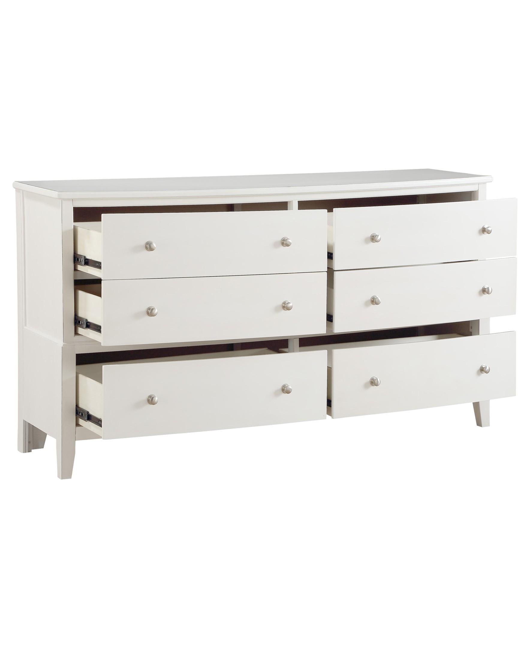

    
Transitional Antique White Wood Dresser Homelegance 1730WW-5 Cotterill
