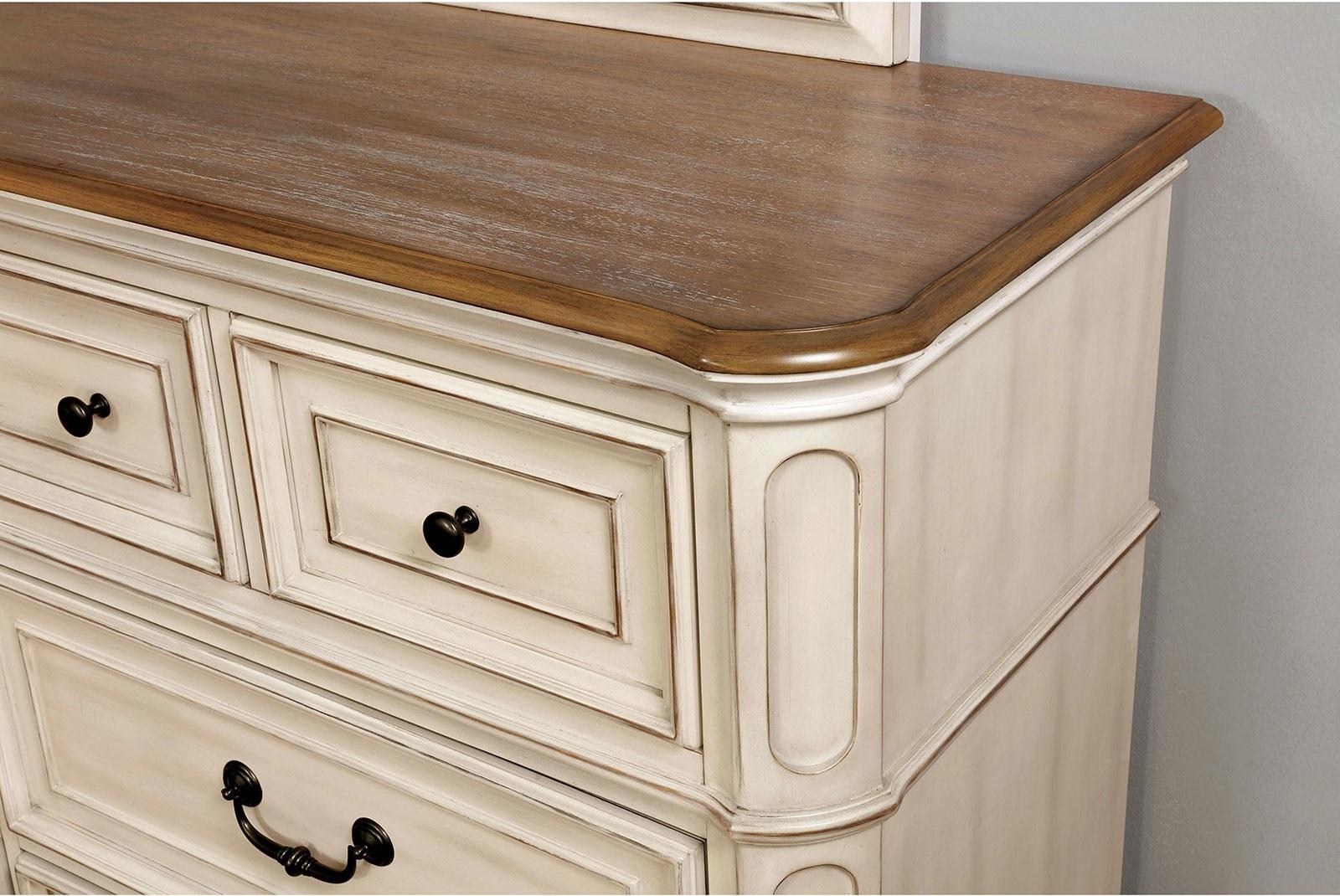 

                    
Buy Transitional Antique Whitewash Solid Wood Queen Bedroom Set 5pcs Furniture of America CM7561 Pembroke
