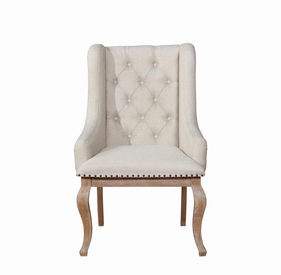 

    
Transitional Barley Brown Asian Hardwood Arm Chair Set 2pcs Coaster 110293 Brockway
