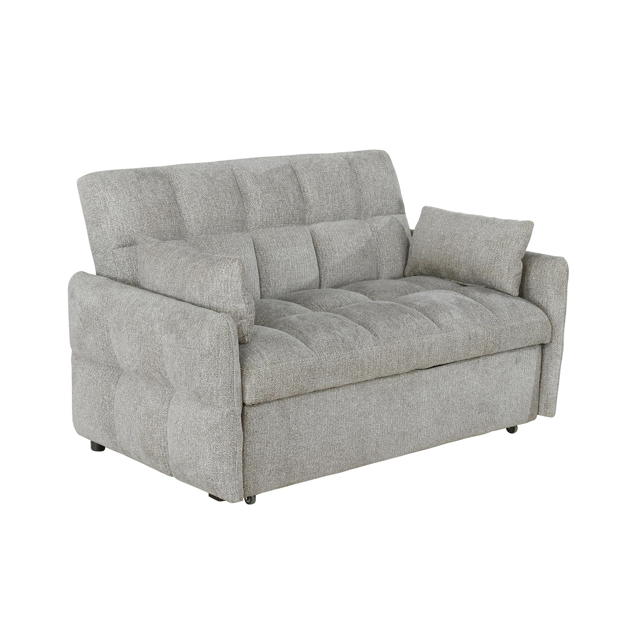 

    
Transitional Beige Chenille Sleeper Sofa Bed Coaster 508307 Cotswold
