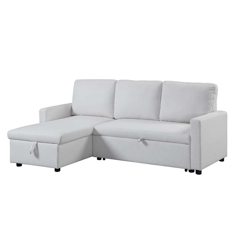 

    
Transitional Beige Fabric Sectional Sofa by Acme Hiltons LV00971
