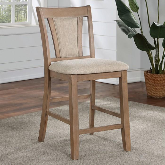 

    
Transitional Beige Solid Wood Counter Height Side Chairs Set 2PCS Furniture of America Upminster CM3984NT-PC-2PK
