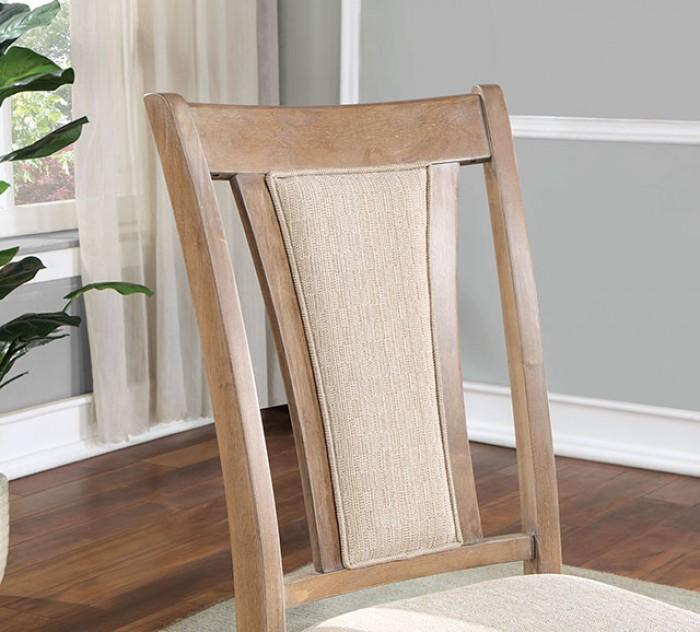 

    
Transitional Beige Solid Wood Side Chairs Set 2PCS Furniture of America Upminster CM3984NT-SC-2PK
