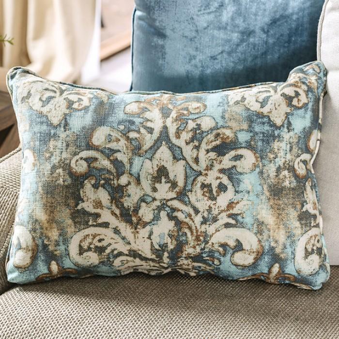 

                    
Buy Transitional Beige & Teal Chenille Sofa and Loveseat Furniture of America Catarina
