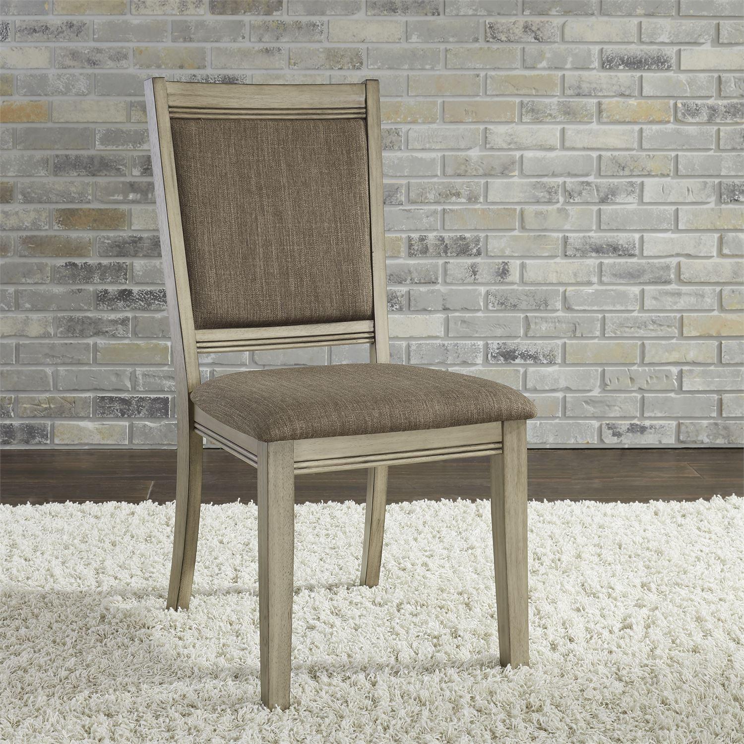 

    
Transitional Beige Uph Dining Chair Set 2 Sun Valley (439-DR) Liberty Furniture
