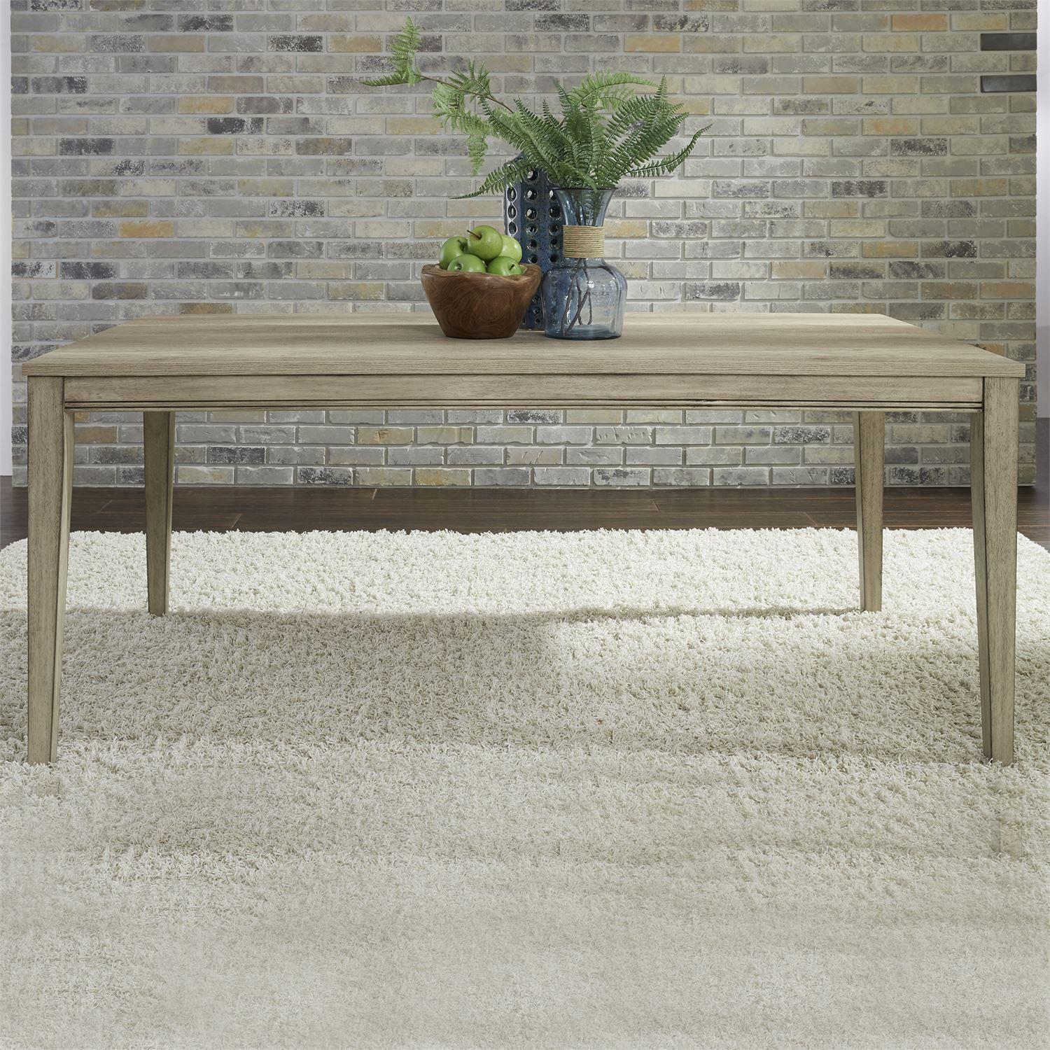 

    
Transitional Beige Wood Dining Table Sun Valley 439-T3672 Liberty Furniture
