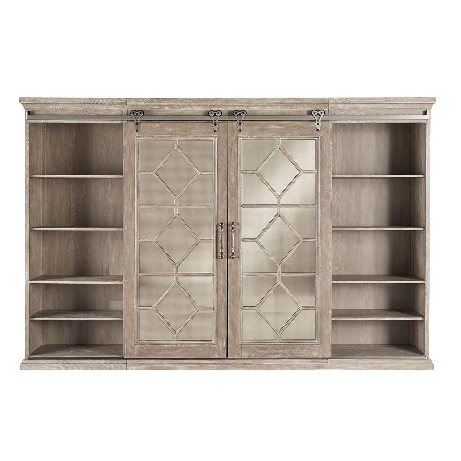 

    
Heathered Taupe Finish Entertainment Center Mirrored Reflections 874-ENTW-ECP Liberty Furniture
