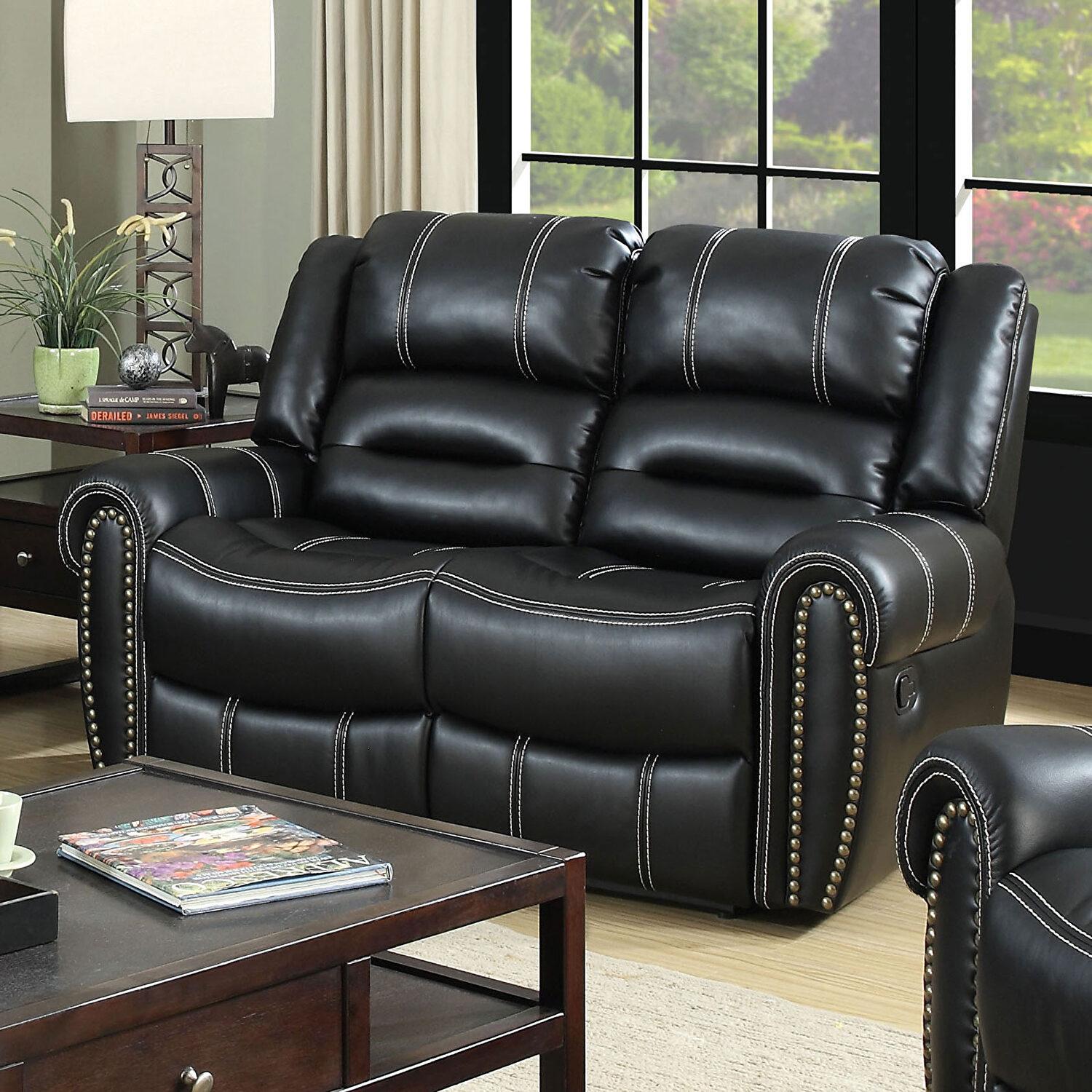

    
CM6130-2PC Furniture of America Recliner Sofa and Loveseat
