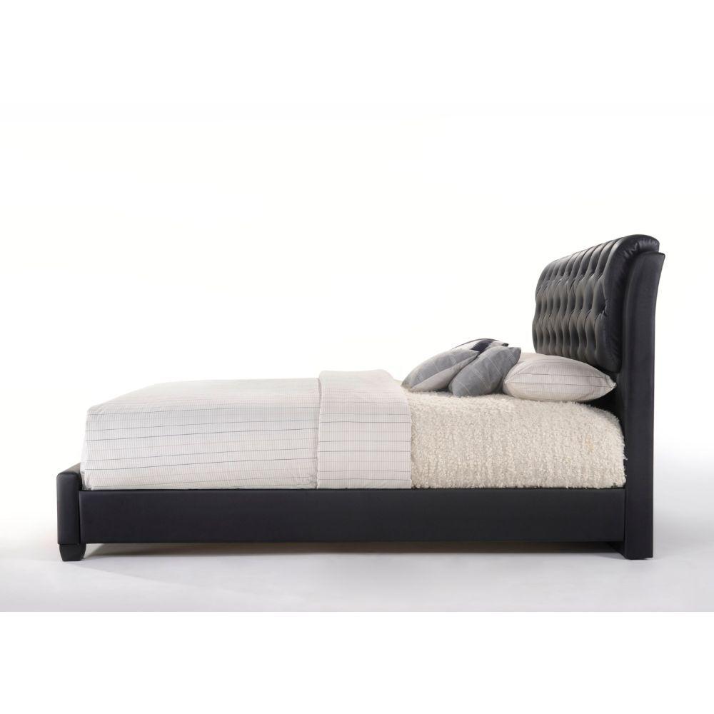 

    
Transitional Black Composite Wood King Bed Acme Furniture Ireland II 14347EK-EK
