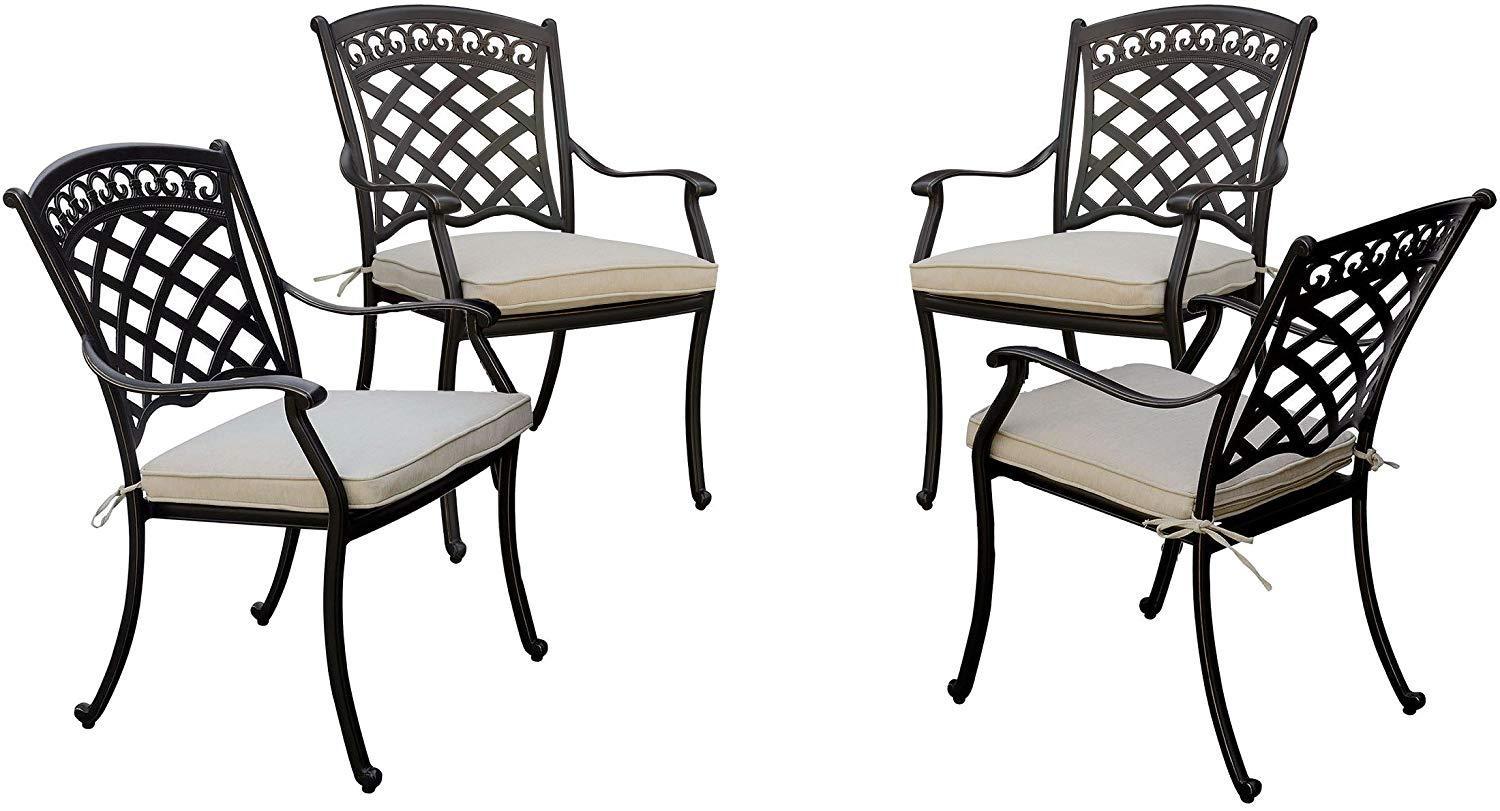 Transitional Dining Arm Chair CHARISSA CM-OT2125-AC-4PK CM-OT2125-AC-4PK in Black Fabric