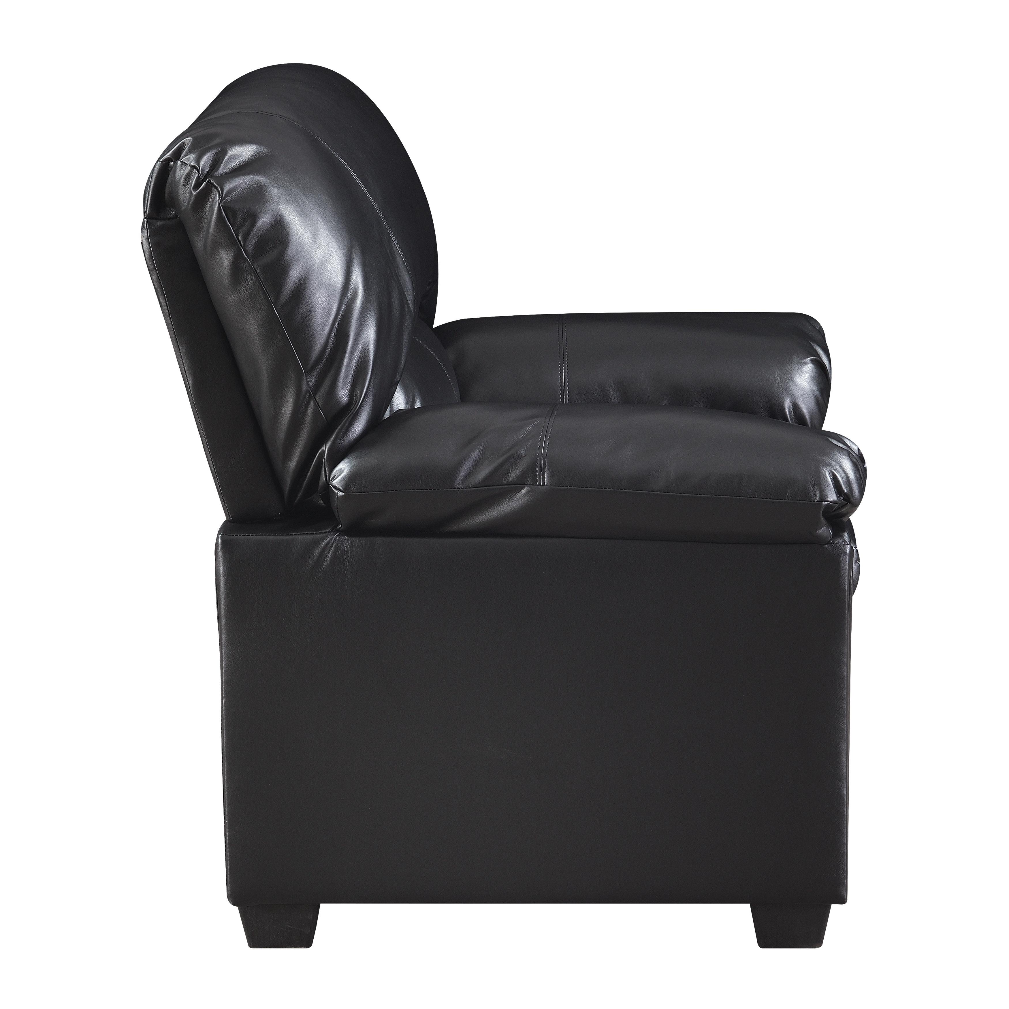 

    
Homelegance 8511BK-1 Talon Arm Chair Black 8511BK-1
