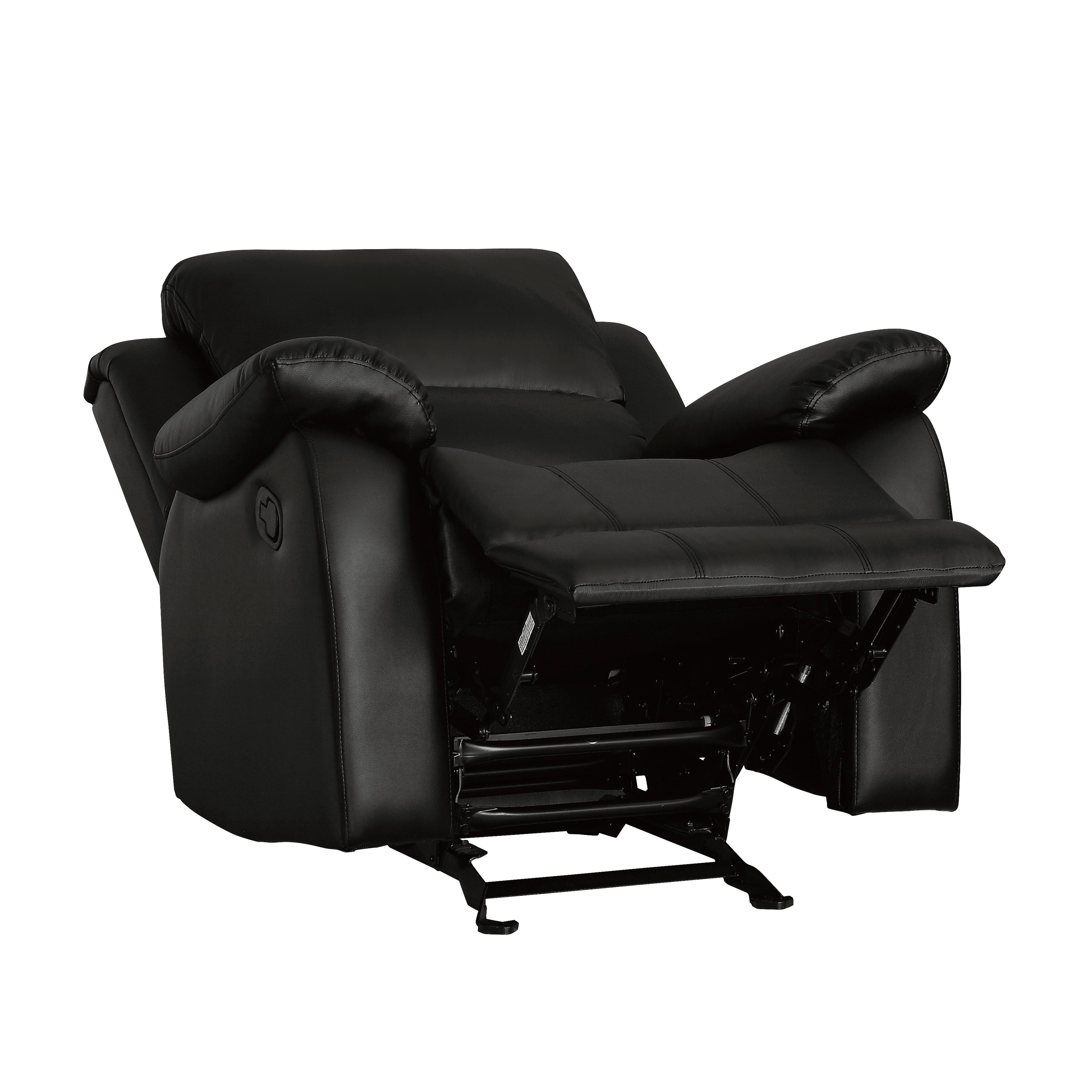 

    
Homelegance 9928BLK-1 Clarkdale Reclining Chair Black 9928BLK-1
