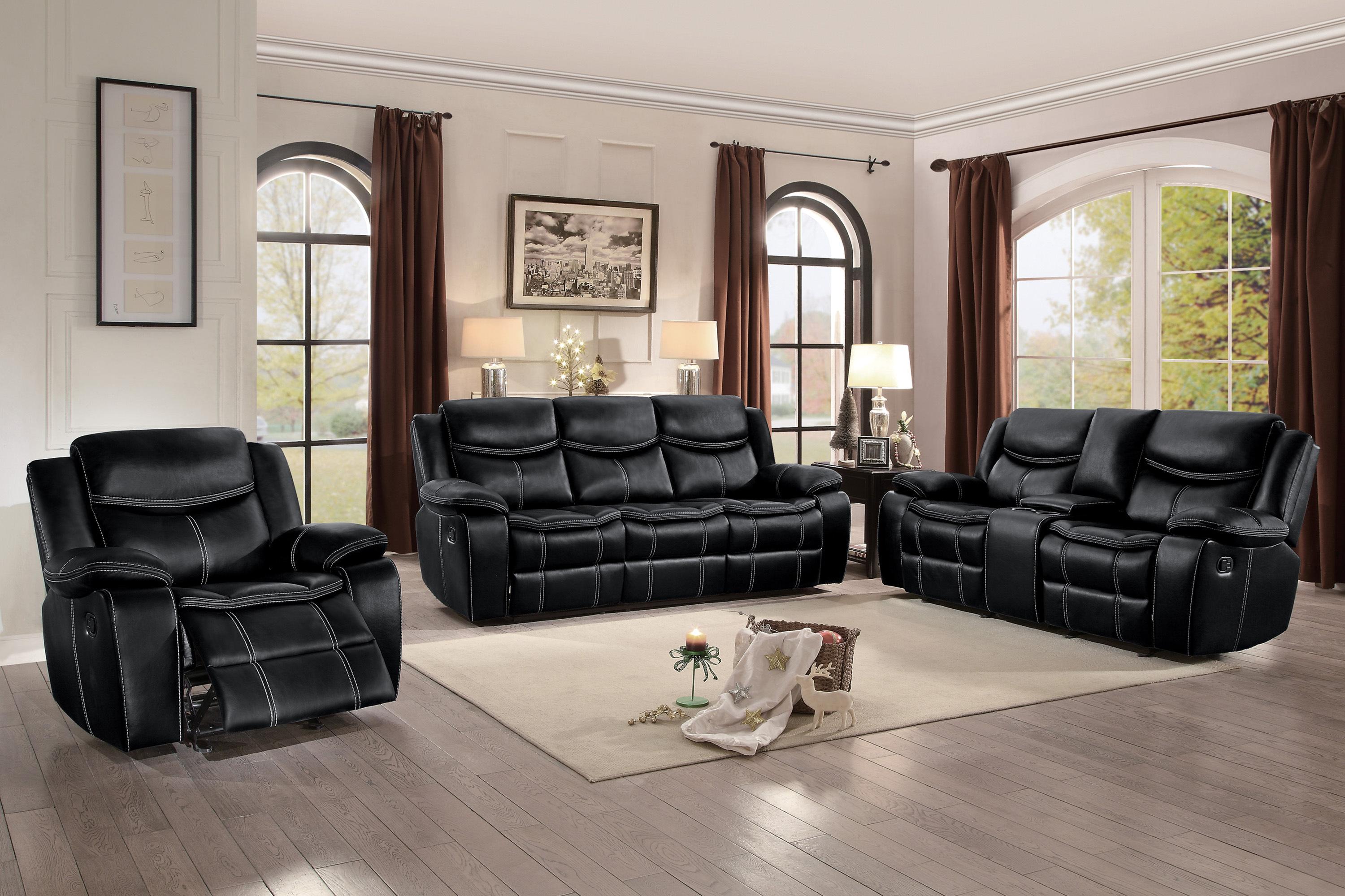 

    
8230BLK-3 Bastrop Reclining Sofa
