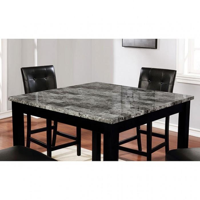 

    
Furniture of America CM3712PT-5PK Wildrose Counter Dining Set Gray/Black CM3712PT-5PK
