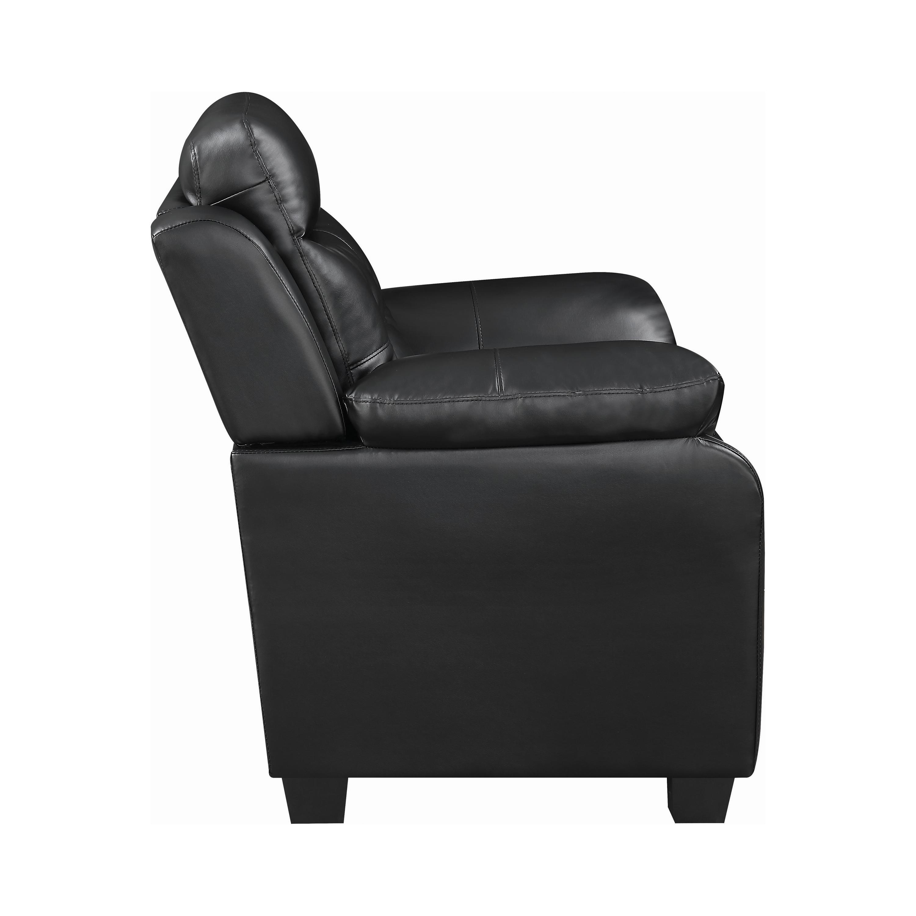 

                    
Coaster 506551-S2 Finley Living Room Set Black Leatherette Purchase 
