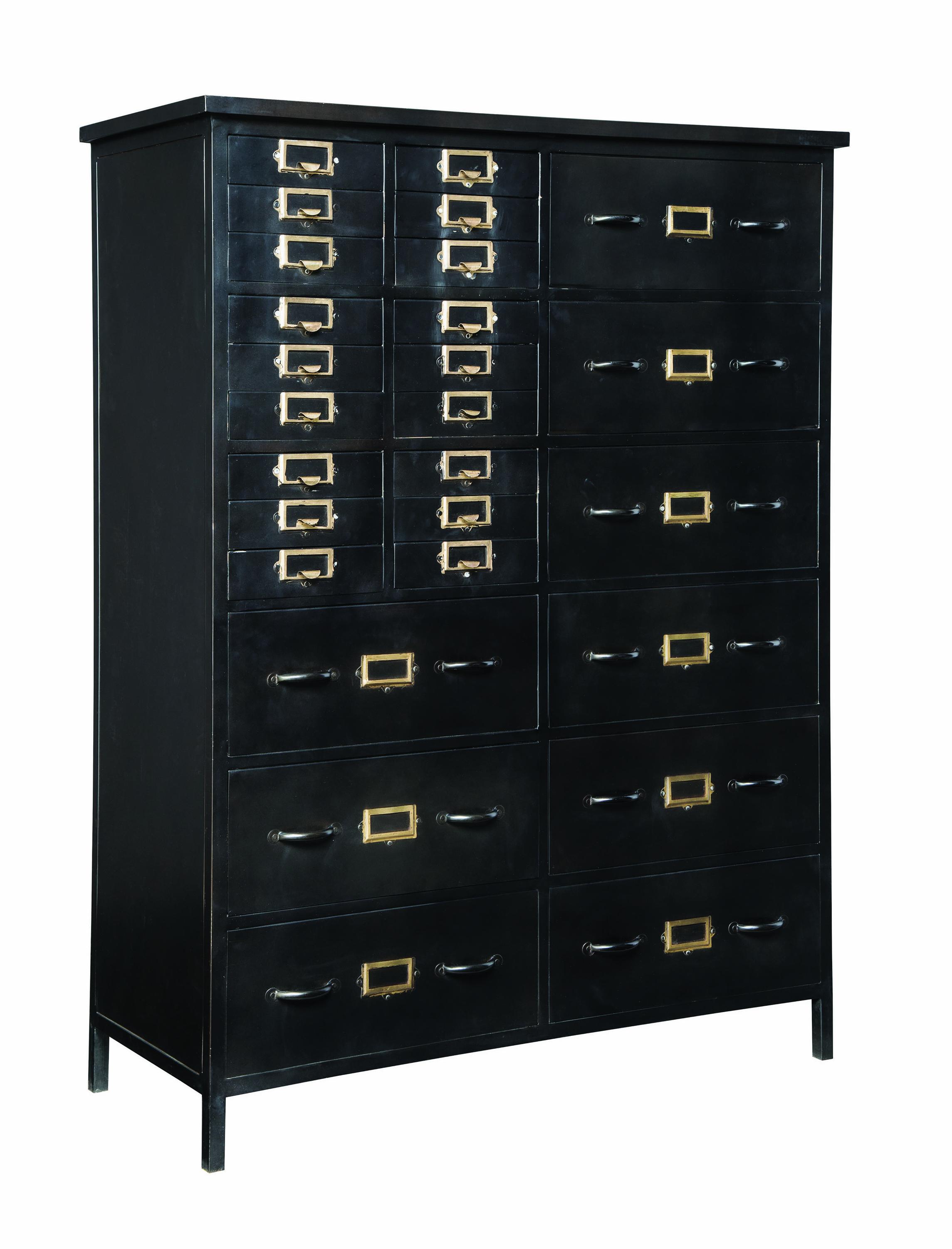 Transitional Chest Mayberry 206335 in Black 