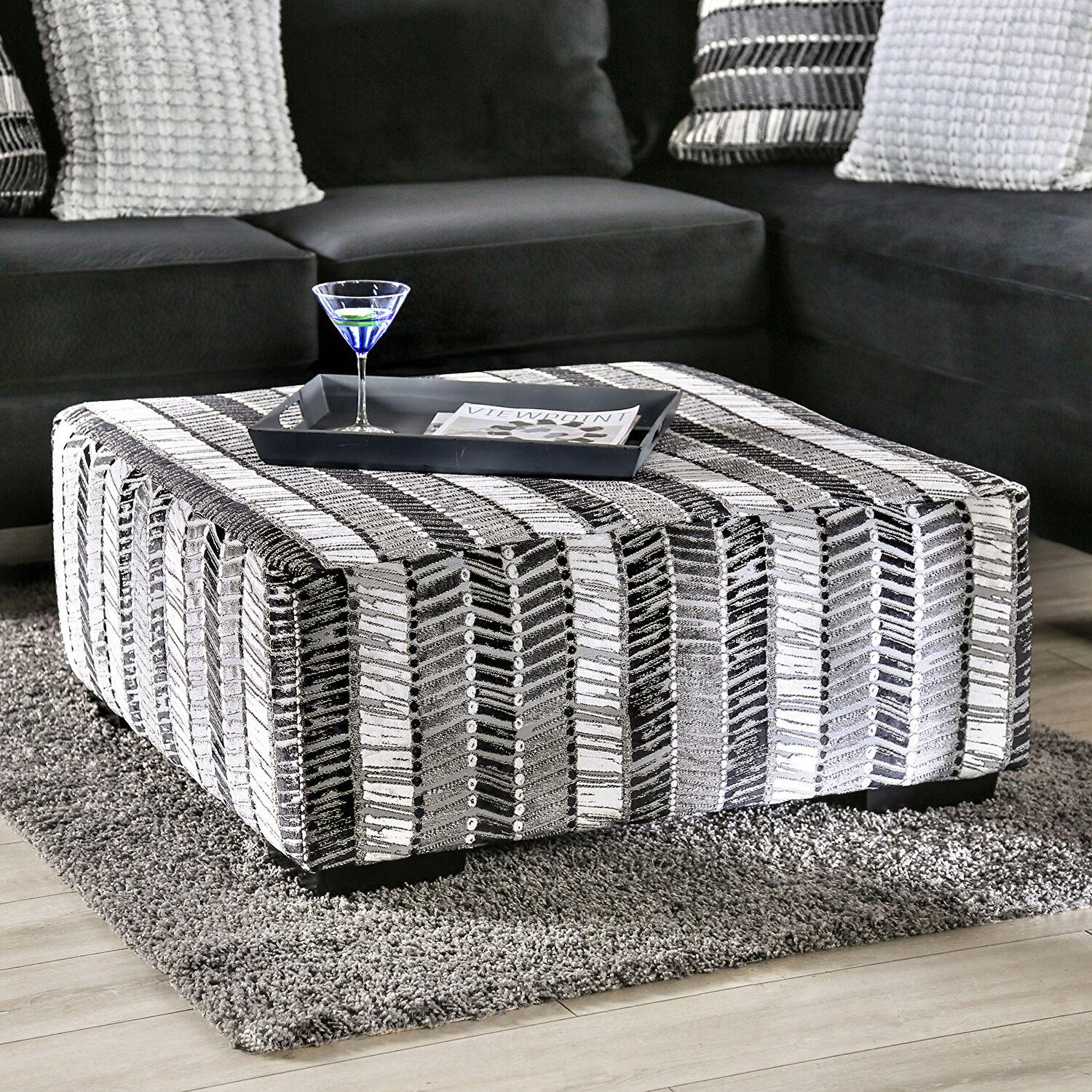 

                    
Furniture of America SM5160-3PC Modbury Sectional Sofa Chair and Ottoman Black Microfiber Purchase 
