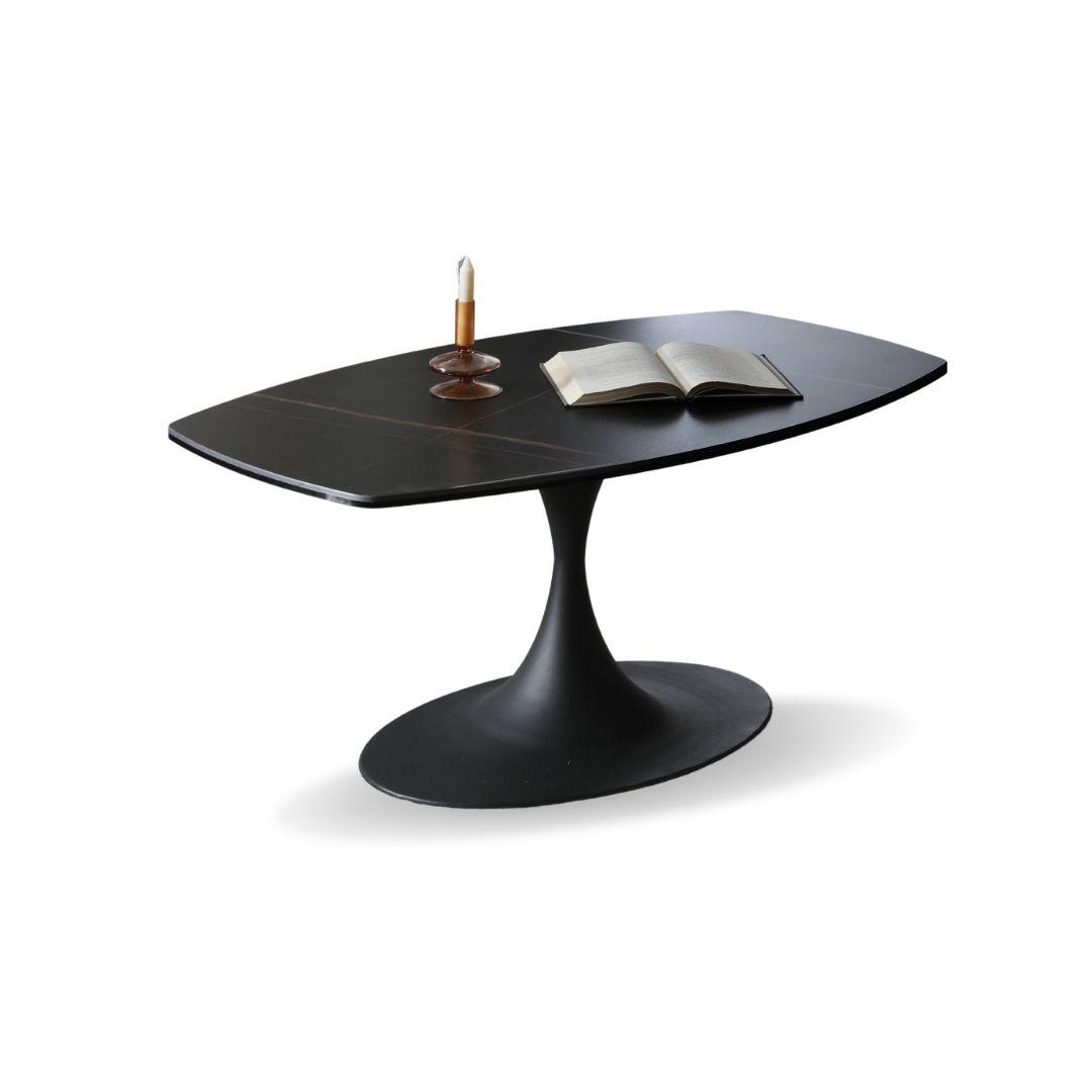 Transitional Coffee Table CT1719-BLK Amarosa CT1719-BLK in Black 