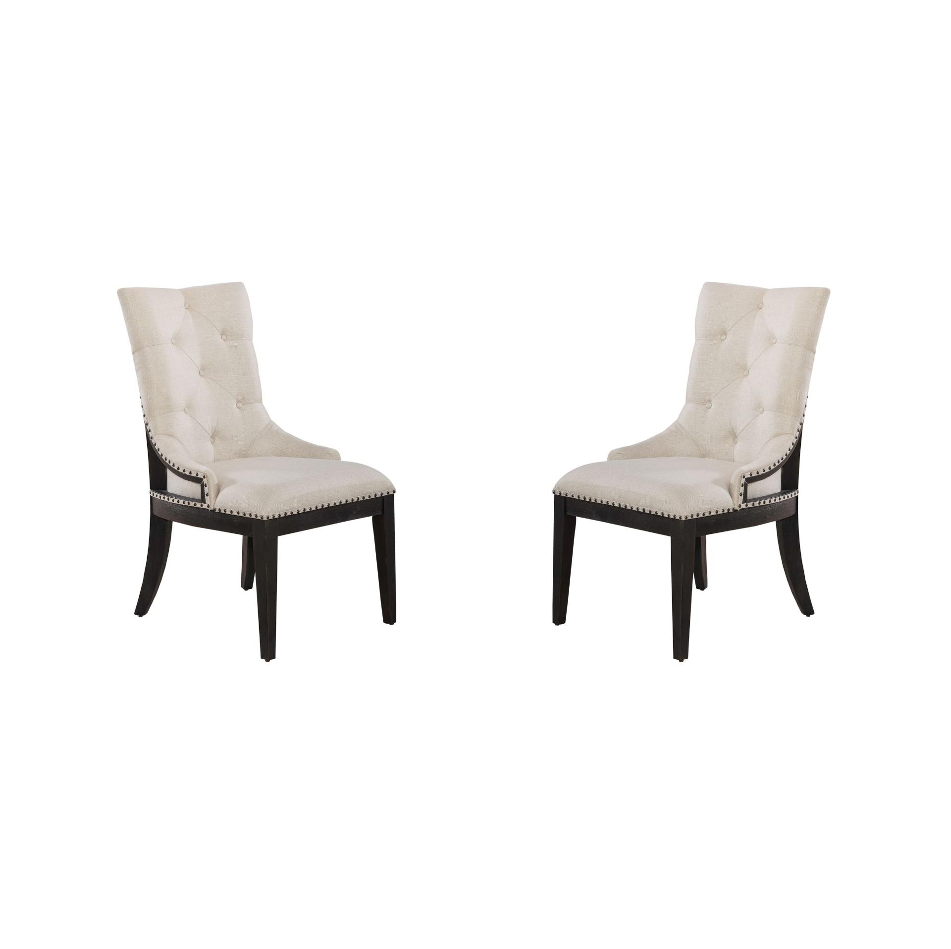 

    
Transitional Black Shelter Dining Chair Set 2pcs 615-C6501S-B Liberty Furniture
