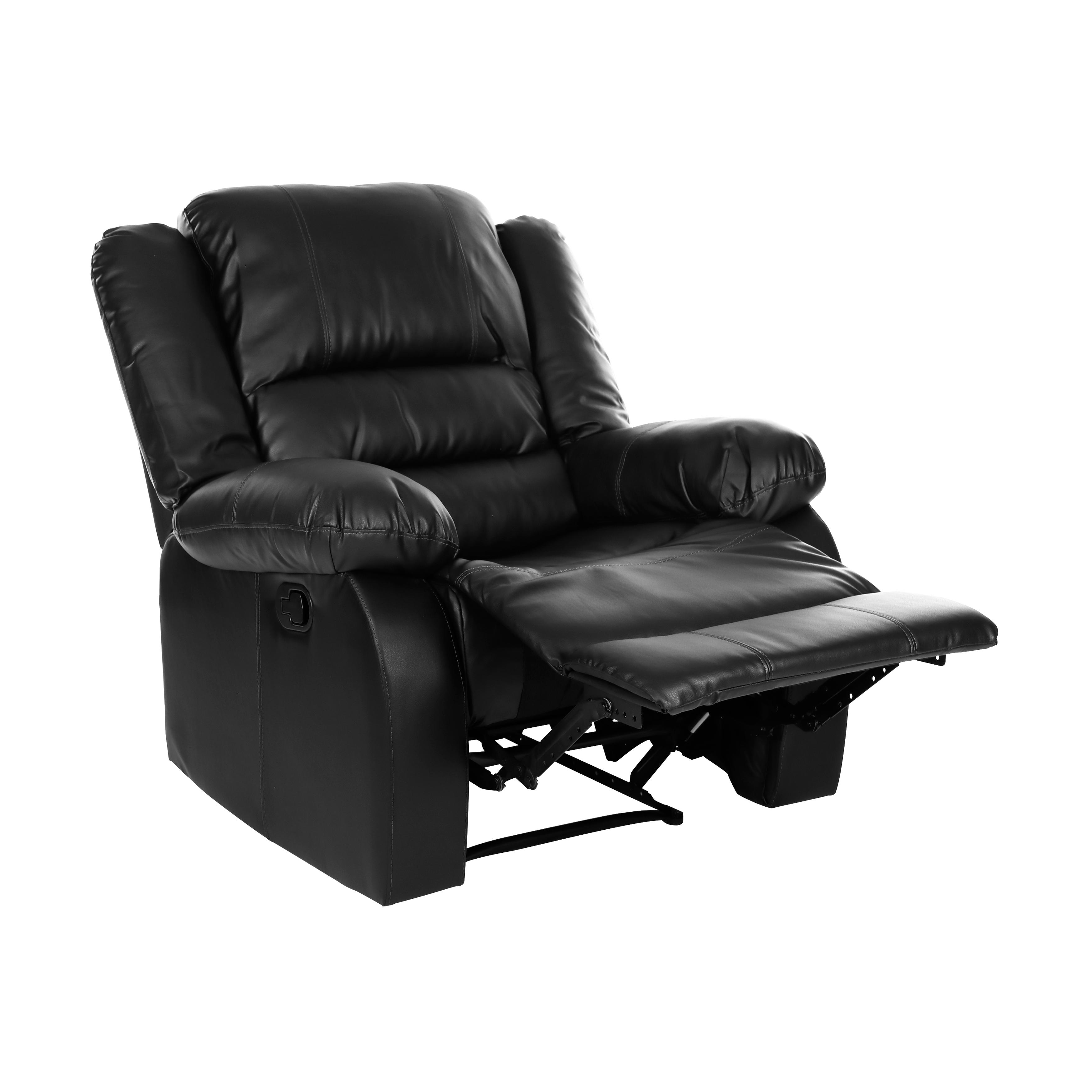 

    
Homelegance Jarita Recliner Chair 8329BLK-1-C Recliner Chair Black 8329BLK-1-C
