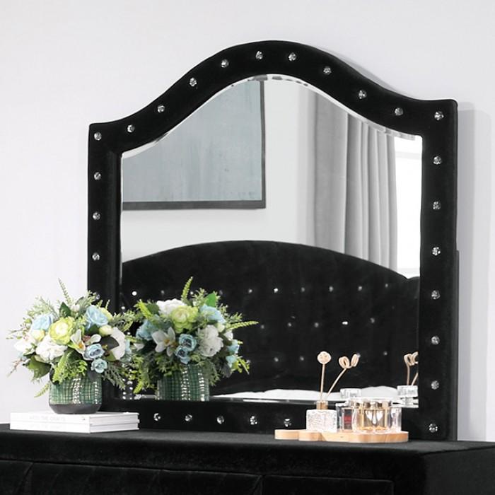 

    
Transitional Black Solid Wood Dresser w/Mirror Furniture of America CM7130BK-D Zohar
