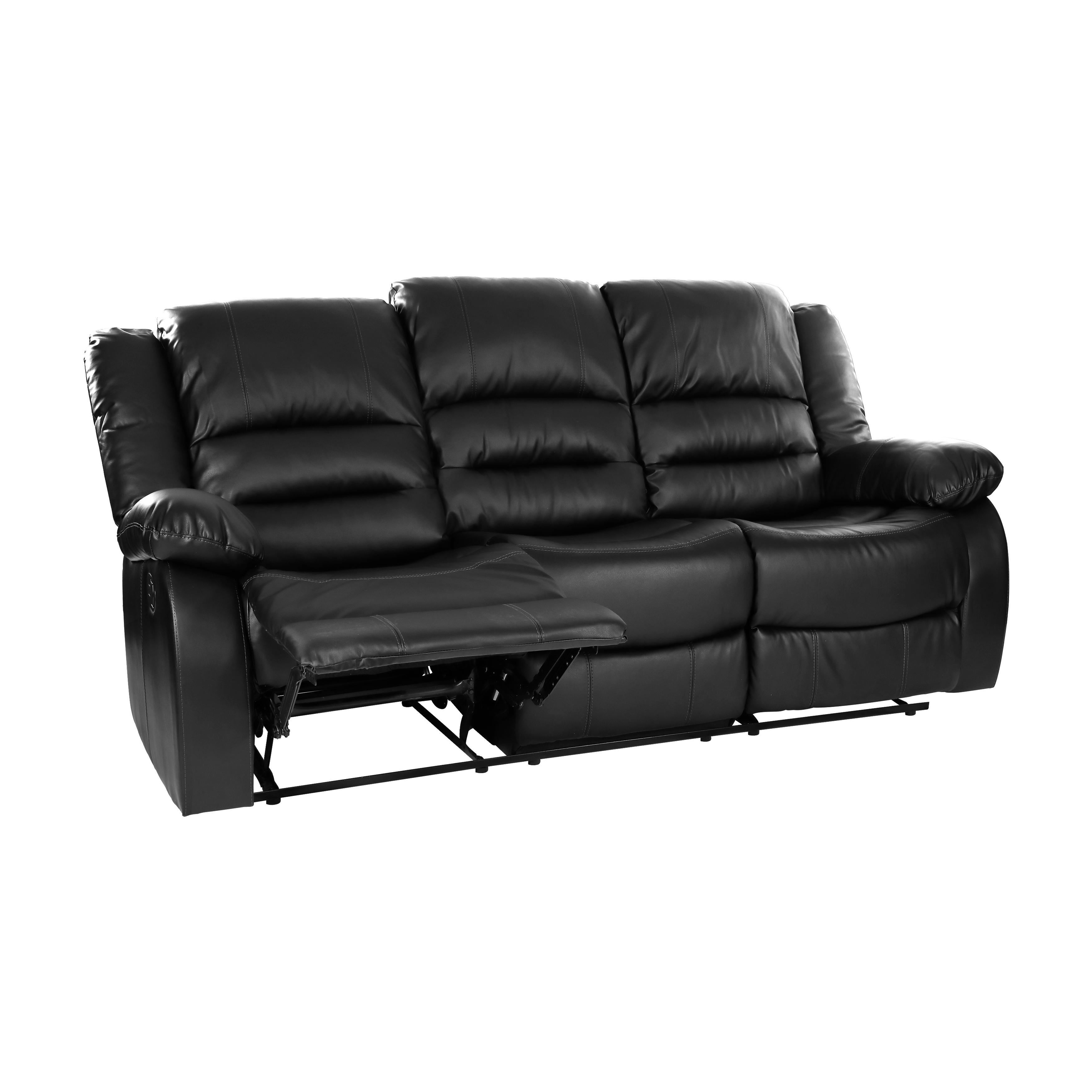 

                    
Homelegance Jarita Recliner Sofa Set 3PCS 8329BLK-3-3PCS Recliner Sofa Set Black Faux Leather Purchase 
