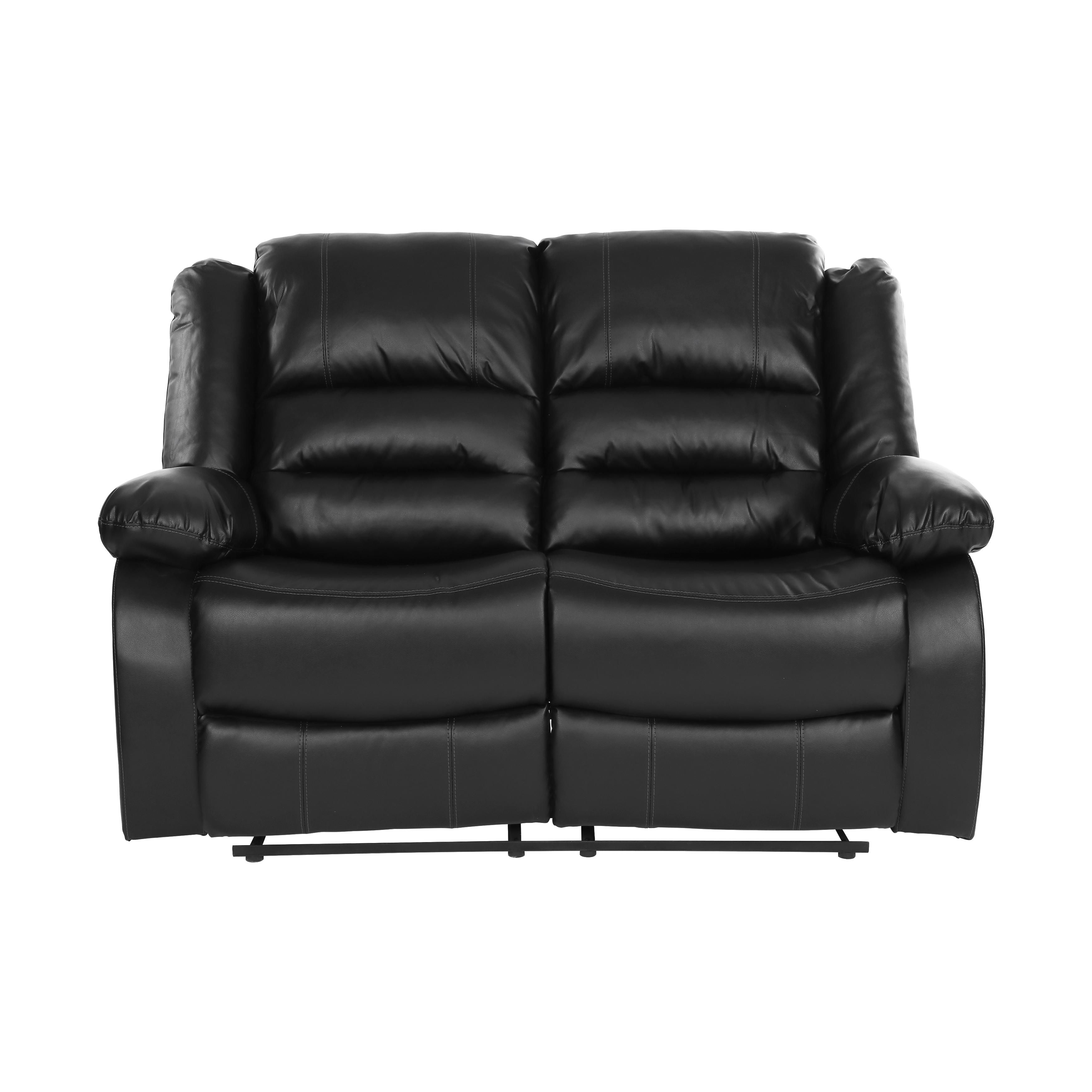 

                    
Buy Transitional Black Solid Wood Recliner Sofa Set 3PCS Homelegance Jarita 8329BLK-3-3PCS
