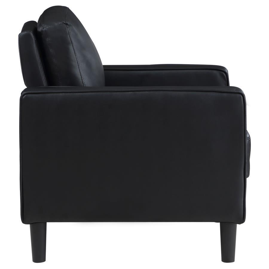 

    
508363-C Transitional Black Wood Accent Chair Coaster Ruth 508363
