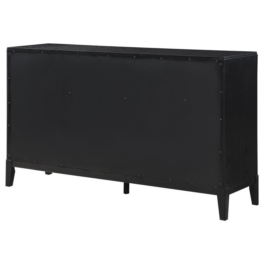 

    
 Order  Transitional Black Wood Dresser With Mirror 2PCS Coaster Brookmead 224713
