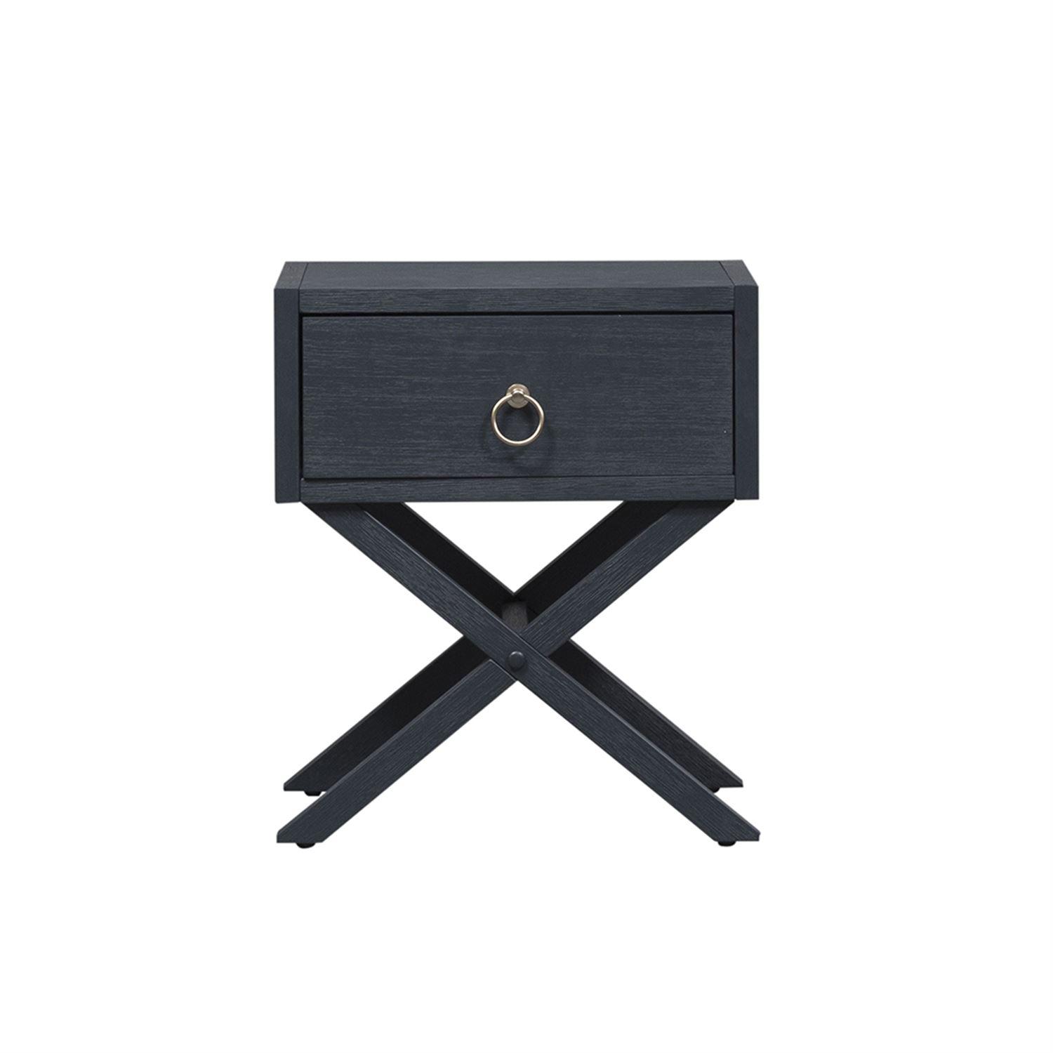 

    
Transitional Blue Wood Accent Table 2030-AT1922 Midnight Liberty Furniture
