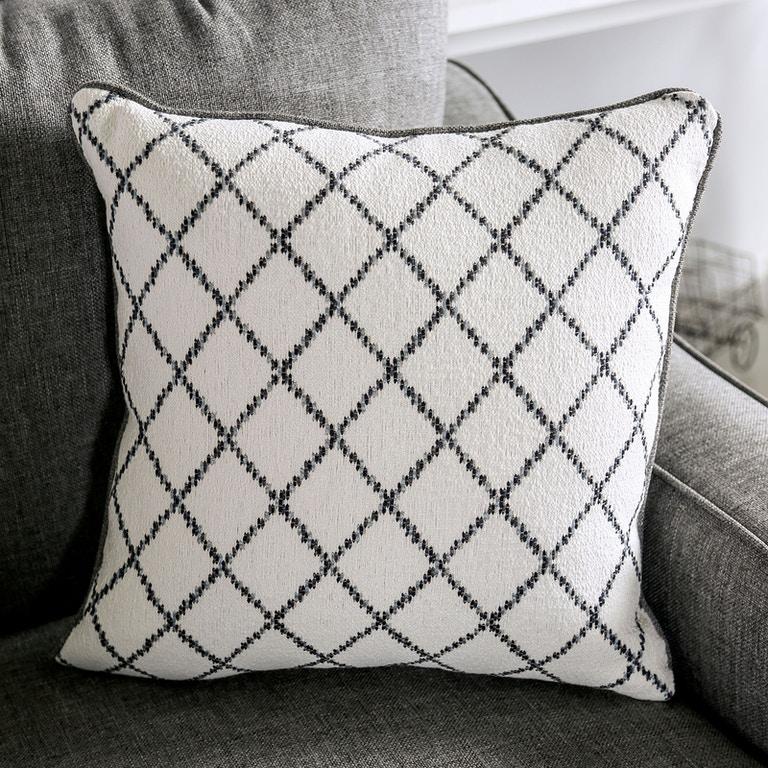 

                    
Buy Transitional Bluish Gray Linen-like Fabric Living Room Set 3pcs Furniture of America Verne

