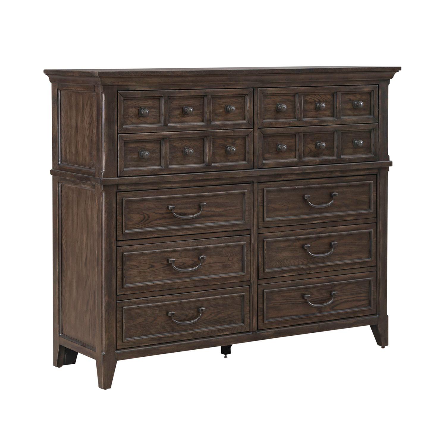 

    
Transitional Brown 10 Drawer Chesser Paradise Valley 297-BR Liberty Furniture
