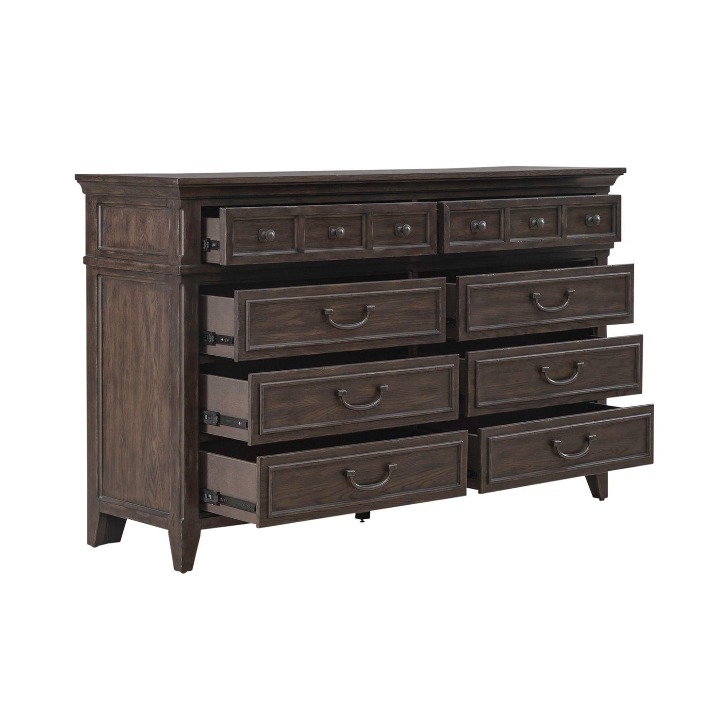 

    
Transitional Brown 8 Drawer Dresser Paradise Valley 297-BR Liberty Furniture

