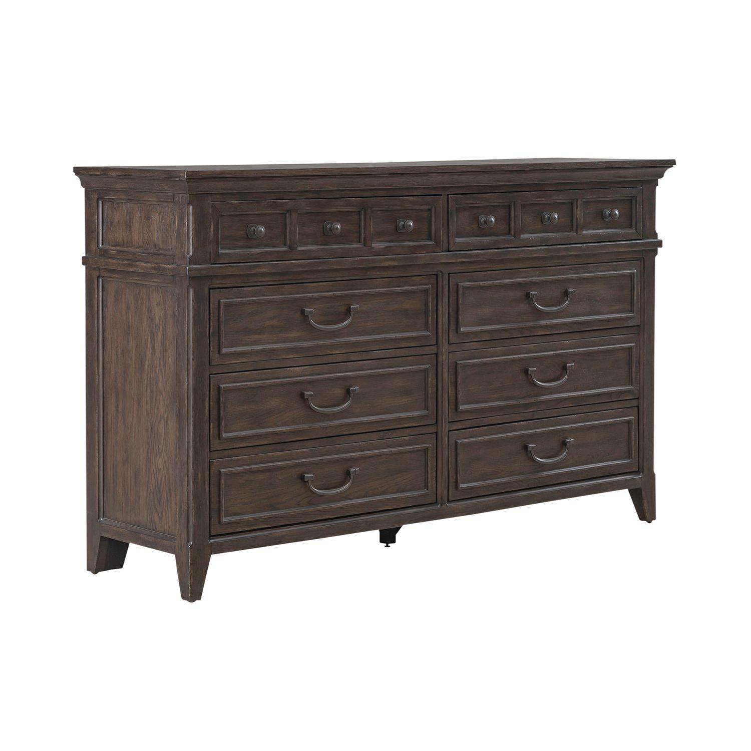Transitional Double Dresser Paradise Valley (297-BR) 297-BR31 in Brown 
