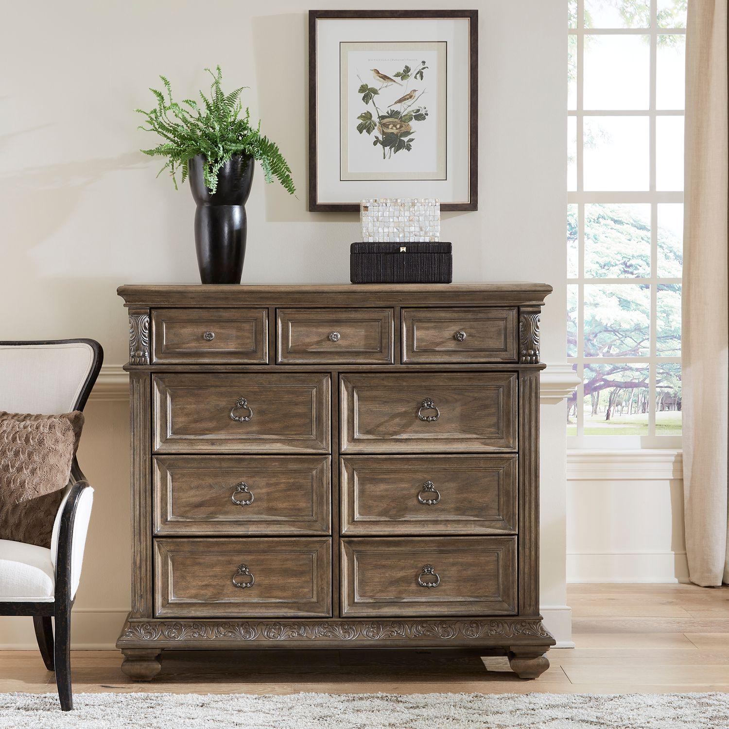

    
Liberty Furniture Carlisle Court (502-BR) Chest Brown 502-BR32
