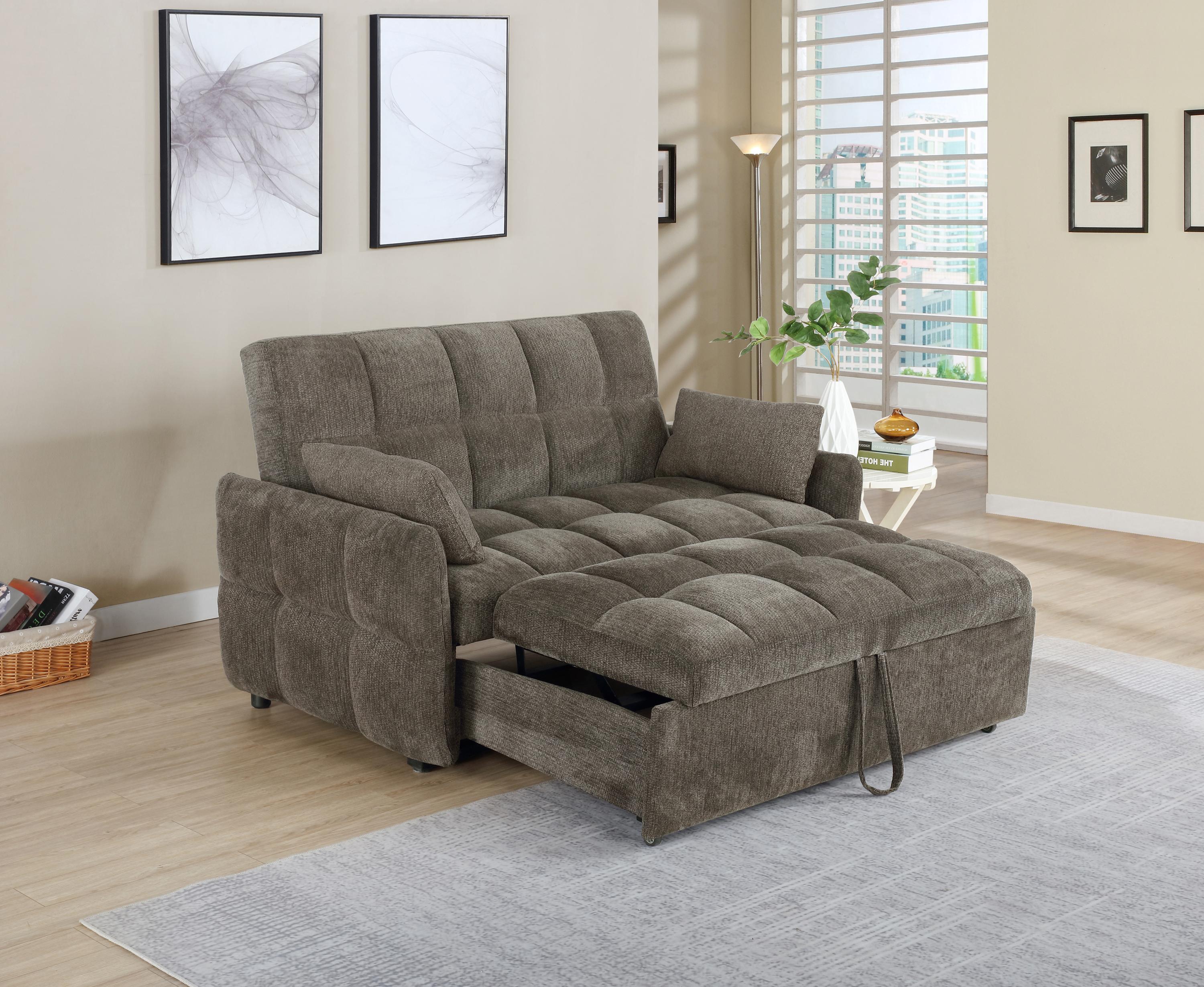 

                    
Coaster 508308 Cotswold Sleeper Sofa Bed Brown Chenille Purchase 
