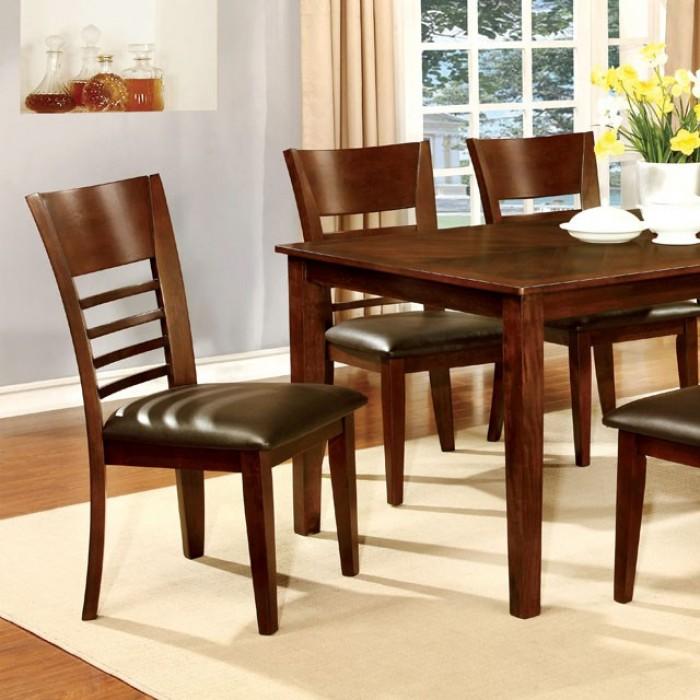 

    
Transitional Brown Cherry & Espresso Solid Wood Dining Table 60" Furniture of America CM3916T-60 Hillsview
