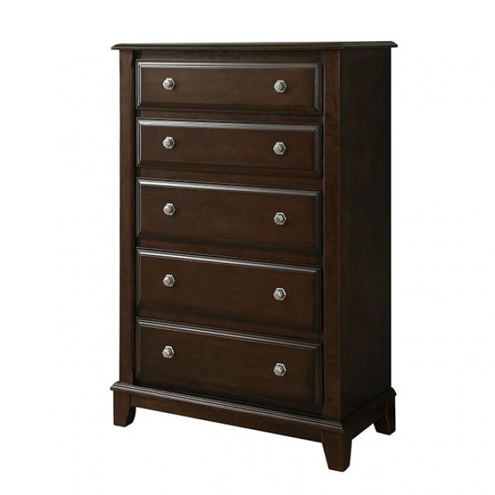 

    
Transitional Brown Cherry Solid Wood Chest Furniture of America Litchville CM7383C-C
