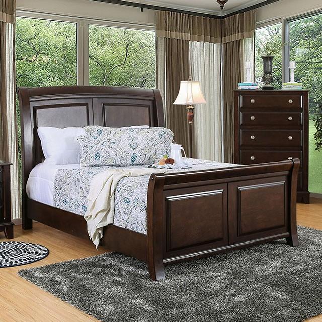 

    
Transitional Brown Cherry Solid Wood King Bedroom Set 5PCS Furniture of America Litchville CM7383-EK-5PCS
