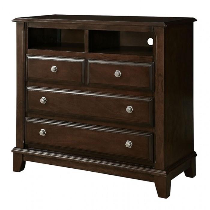 

    
Transitional Brown Cherry Solid Wood Media Chest Furniture of America Litchville CM7383TV-MC

