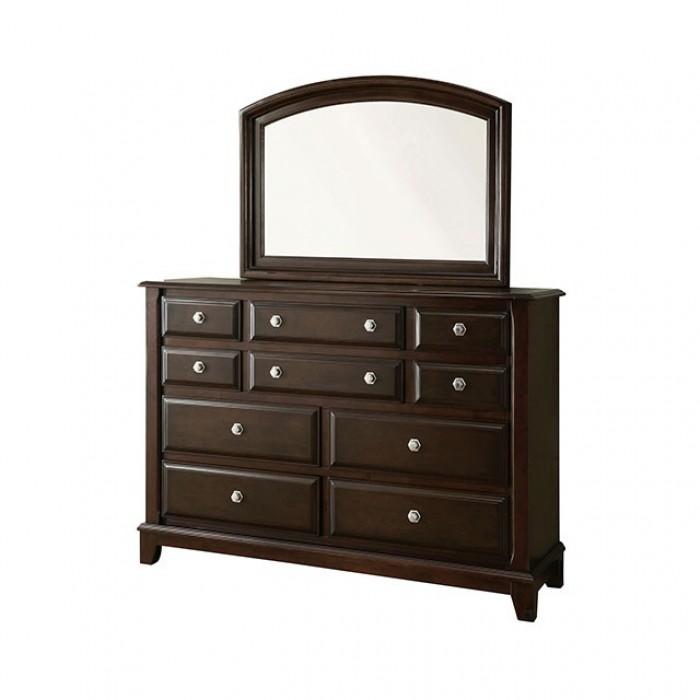 

    
 Order  Transitional Brown Cherry Solid Wood Queen Bedroom Set 5PCS Furniture of America Litchville CM7383-Q-5PCS
